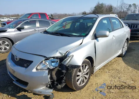 2009 Toyota Corolla S из США, поврежденный, VIN 2T1BU40E99C073788